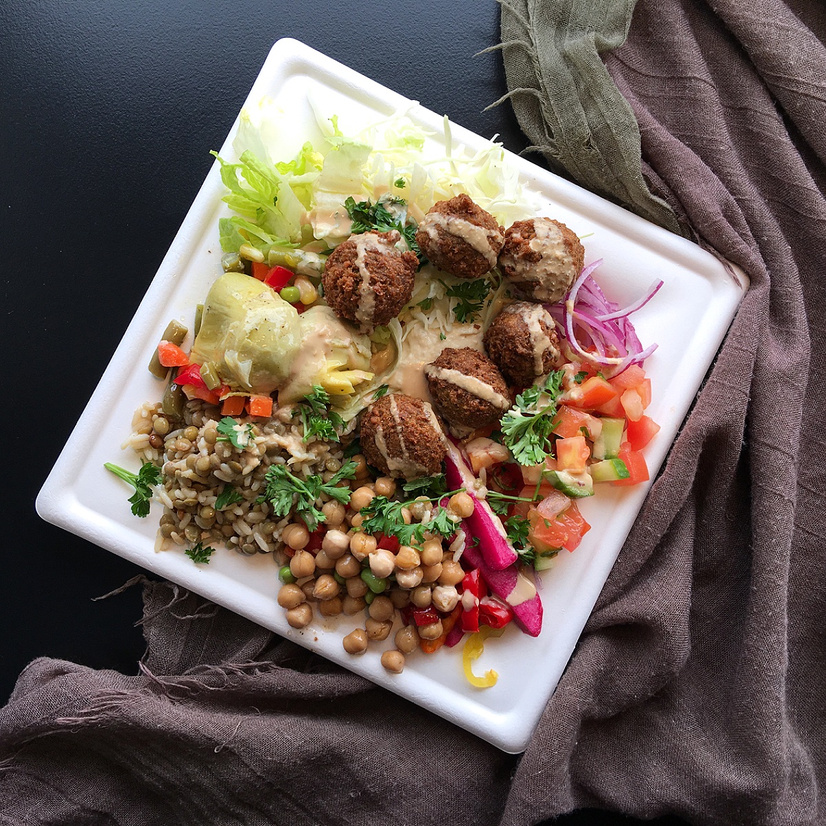 Pochiche Falafel Plate